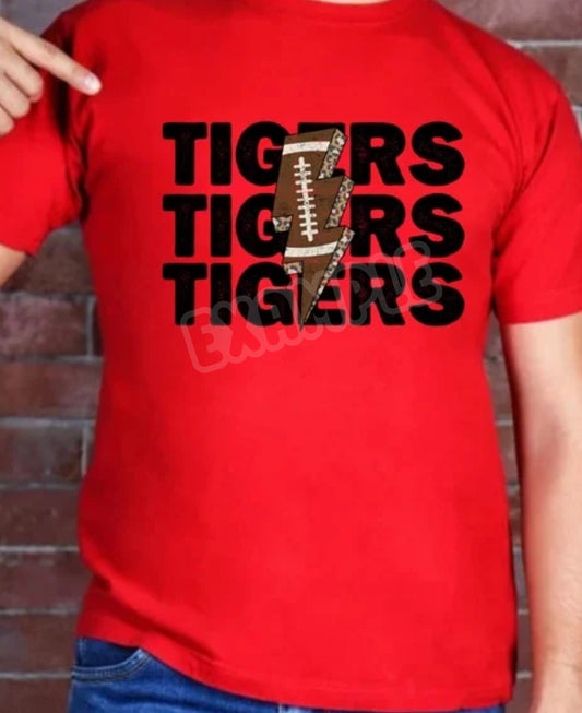 Tigers Football Tee